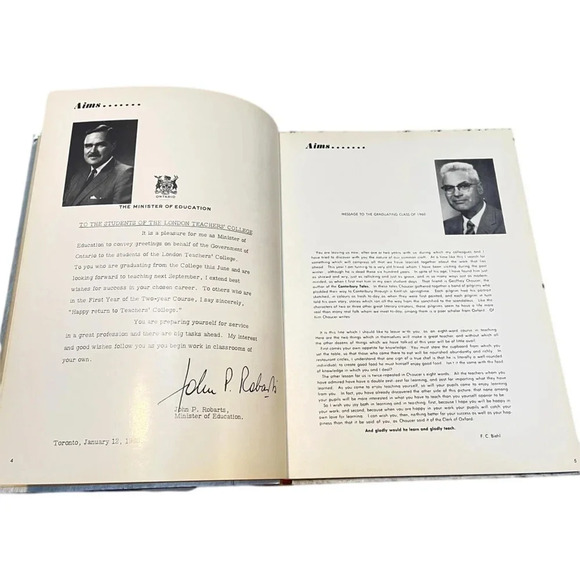 Spectrum Yearbook London Teachers  College 1960 London Ontario Canada - Picture 6 of 9